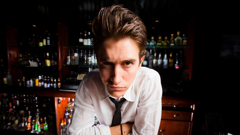 angry bartender 